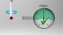 Réglage d’un stylet sur un palpeur